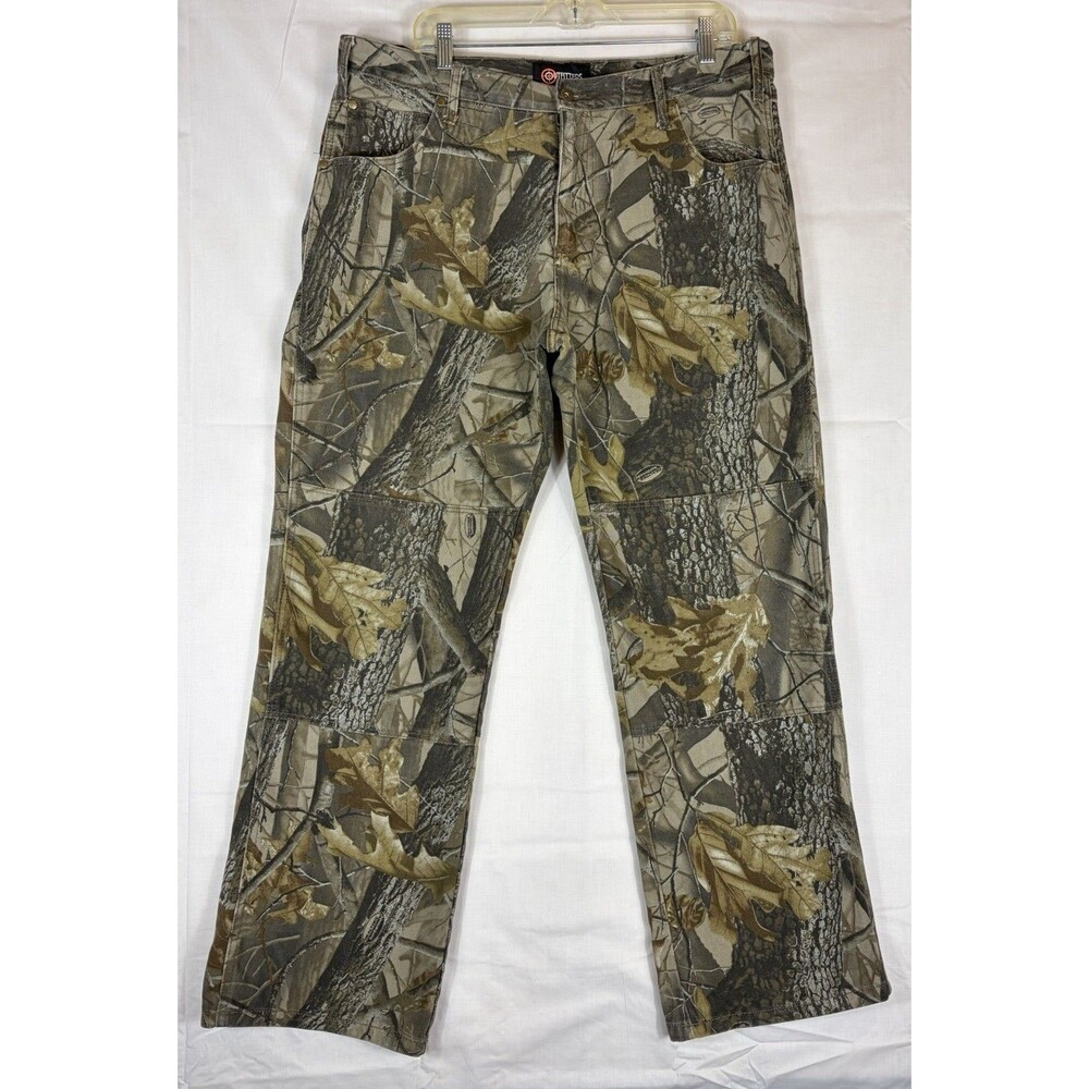 Outfitters Ridge Jeans Pants Camouflage Realtree Denim Double Knee Men’s 38x30